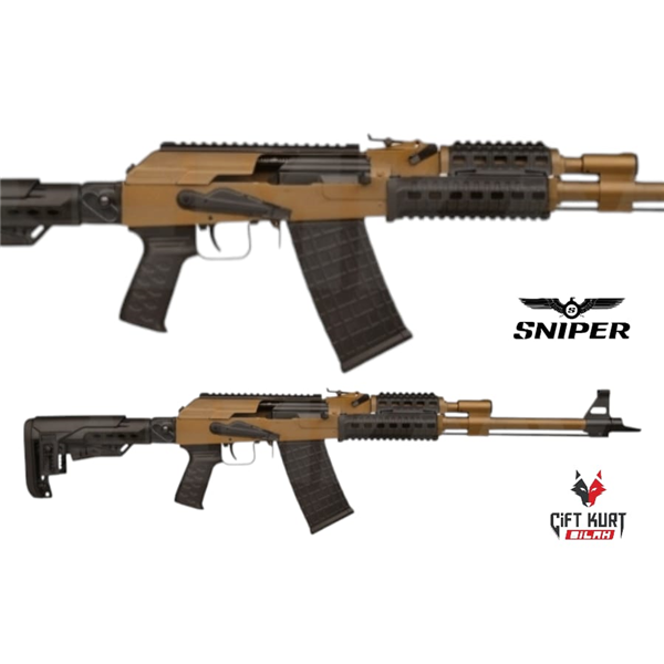 Sniper Arms SN-12 Bronz Sentetik Taktikal Şarjörlü Yivsiz Av Tüfeği